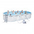 Сборный бассейн Bestway Hydrium (740х360х120), фильтр-насос песчаный 5678 л/ч